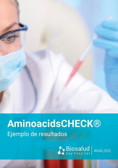 Ejemplo de resultados del Análisis de Aminoácidos - AminoacidsCHECK®