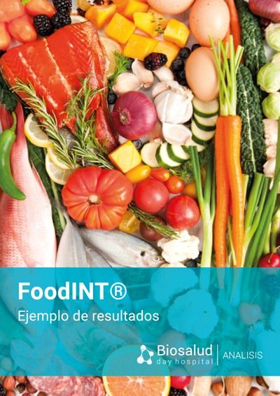 Ejemplo de resultados del Análisis de Intolerancias Alimentarias - FOODINT®
