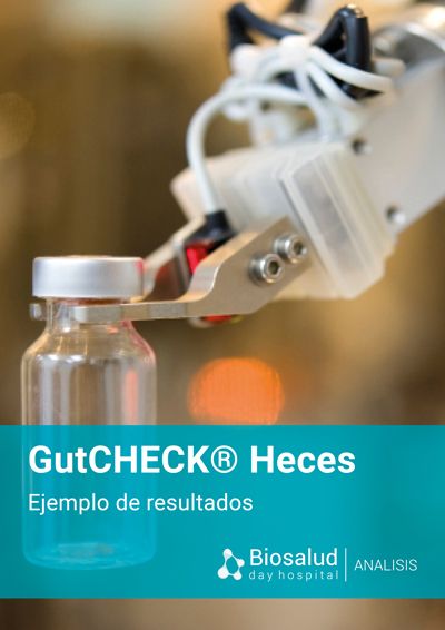 Ejemplo de resultados del Análisis de Flora e Infecciones Intestinales - GUTCHECK HECES®