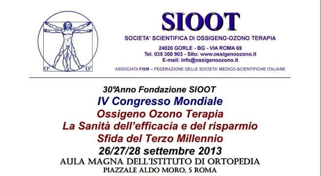 IVe Congrès mondial de l'ozonothérapie à Rome