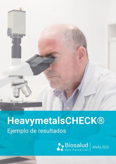 Ejemplo de resultados del Análisis de Toxicidad por Metales Pesados HeavymetalsCHECK®