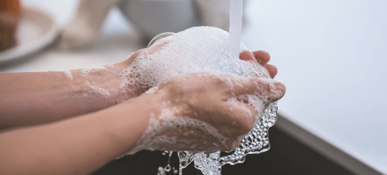 Lavar manos con jabón